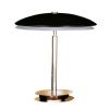 Bis Tris brass and black table lamp - gineico lighting