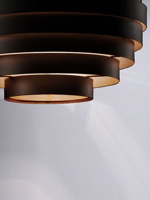Mamamia ceiling light - bronze with copper leaf inner - antonangeli - gineico lighting