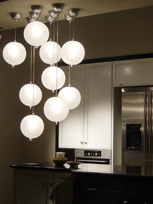 Poseidon murano glass suspension- kitchen - gineico lighting