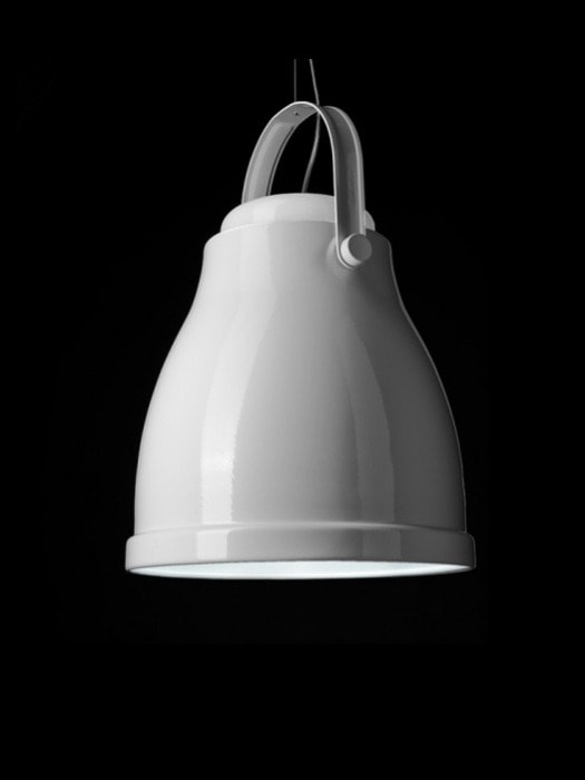 Bell Collection by Antonangeli from Gineico Lighting_white oversized pendant