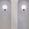 black luna wall light - marchetti - gineico lighting