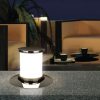 secret retractable lamp - quicklighting on bench - gineico lighting