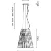Gineico Lighting - 2022-Fabbian-Pendant-Stick F23-draw